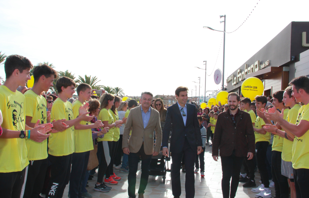 Xabia International College ATF pupils pay tribute to David Ferrer